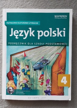 Język polski klasa 4 podstawowa, podręcznik + ćwiczeniach Operon