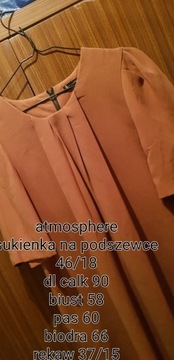 Atmosphere sukienka 46/18 oversize