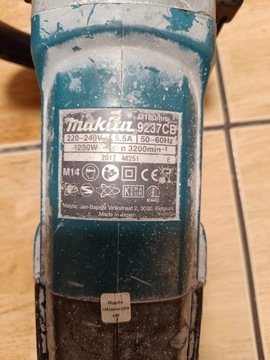 MAKITA 9237CB POLERKA TARCZOWA 180mm