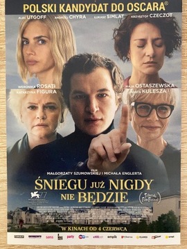 Śniegu już nigdy nie będzie  - ulotka z kina