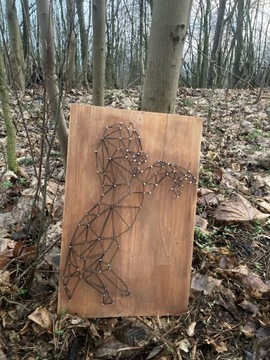 Koń Obraz String Art