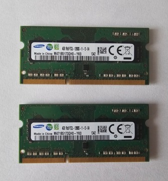 Pamięć RAM DDR3L Samsung M471B5173QH0-YK0 4 GB x2