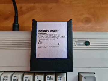 Gra Donkey Kong dla Commodore C64 Cartridge