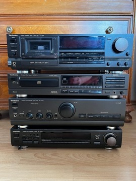 Technics - tuner, deck, CD, wzmacniacz