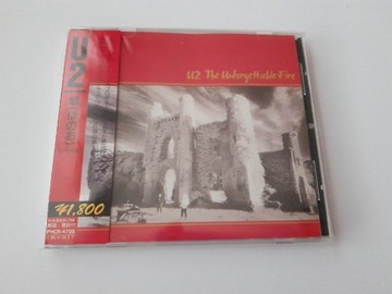 U2 - THE UNFORGETTABLE FIRE CD Japan OBI 1993 r.