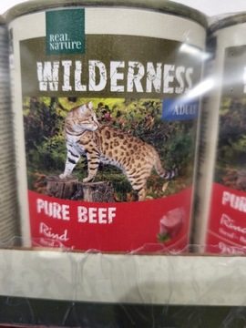 Karma mokra dla kota wilderness pure beef