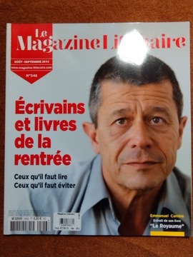 Le Magazine Littéraire, no. 546, Emmanuel Carrère