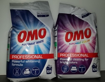 Omo White Color 2x7kg - zestaw po 108 prań