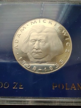 100 zł  Adam Mickiewicz 1978  Mennicza 