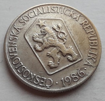 Czechosłowacja, 1  Korona, 1986