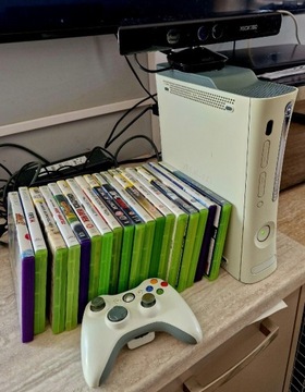 Xbox 360 z kinectem i grami