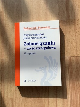 Radwański, Zobowiązania część szczegółowa, 12 wyd.