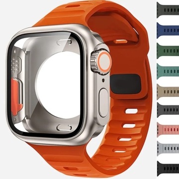Apple Watch 8 pasek+ obudowa ze szkłem 