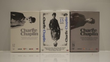 Charlie Chaplin Kolekcja DVD 43 Filmy 9 Płyt Kartunz Klasix Folia