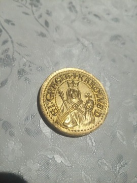 Moneta Francuska XVI wiek Brąz/próba