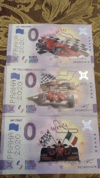 Banknoty 0 euro kolor komplet GPitalia