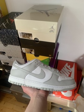 nike dunk low grey fog