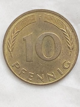 456 Niemcy RFN 10 fenigów, 1988