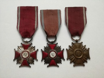 Komplet Krzyż Zasługi PRL