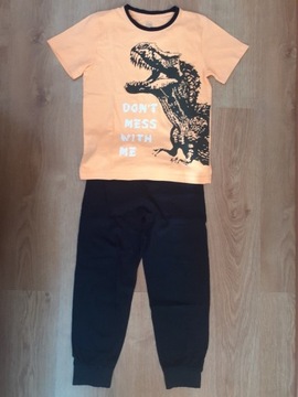 Cool Club - piżama chłopięca z dinozaurem r.134