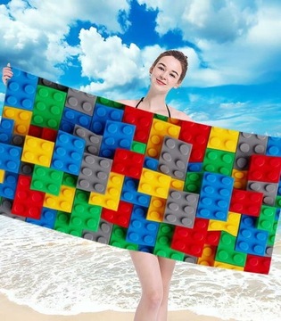 Ręcznik Plażowy Kąpielowy 100 x 180 z Mikrofibry Szybkoschnący H60