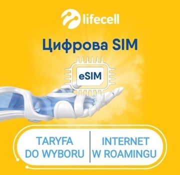 Wirtualna karta SIM Lifecell Ukraina roaming w EU