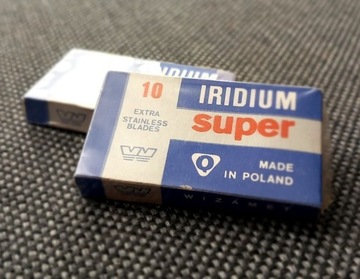 Żyletki Iridium Super opakowanie 10 szt., nowe