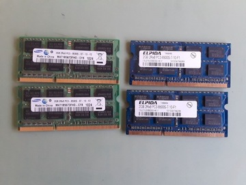 Pamięci RAM 2GB 2Rx8 PC3
