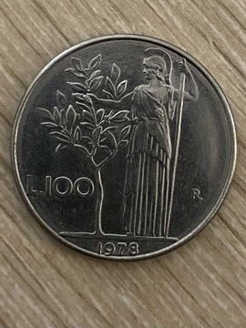 Włochy, 100 lirów, 1978