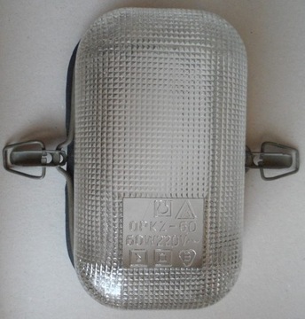 Klosz lampy warsztatowej OPKZ-60 + uszczelka i mocowanie