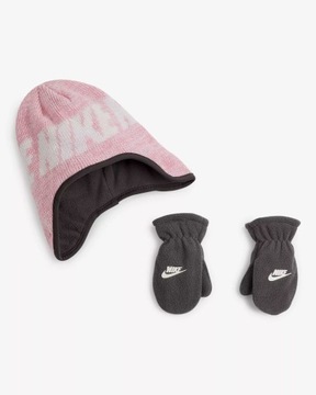 NIKE Czapka zimowa + Rękawiczki Dziecięce Set 2-4L