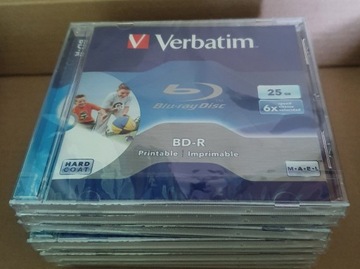 Blu-Ray Verbatim Print BD-R 25GB zapis x6 BOX