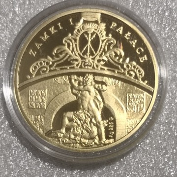 Medale ZAMKI i PAŁACE ,AG925,141g  całą kolekcja
