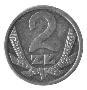 Moneta 2 złote z roku 1984
