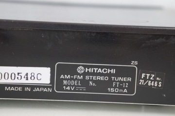 tuner hitahi ft-12