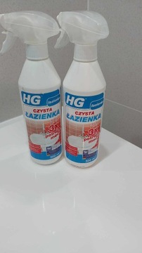 HG czysta łazienka pianka potrójna moc 500ml