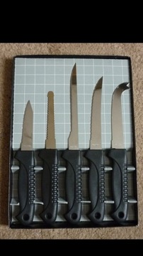 Komplet 5 nożyków kuchennych