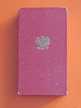 Pudełko  etui po odznaczenia medalu odznace PRL