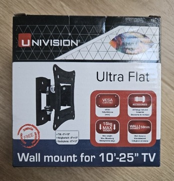 Uchwyt na monitor LCD Univision ULTRA FLAT 10-25"