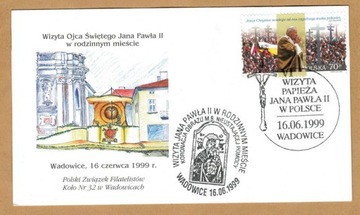 Papież Jan Paweł II 1999 Wadowice VI wizyta