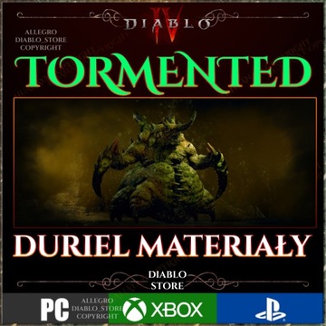 Diablo 4 Materiały TORMENTED Duriel Sezon 4