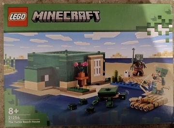 LEGO Minecraft 21254 Domek na plaży żółwi NOWE ORYGINALNE 