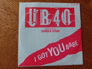 vinyl UB-40 The singles album Chrissie Hynde – I Got You Babe