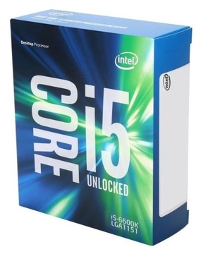 Procesor Intel i5-6600K 4 rdzenie 4 wątki 3,9GHz