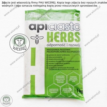 Ciasto Apifood Herbs ApiCiasto 10KG PORCJOWANE