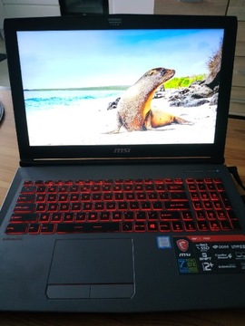 Laptop Msi Gv62 7RD GAMING GRY SSD HDD
