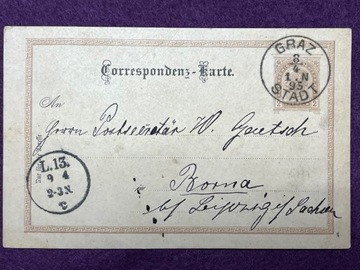 1 koperta 1895 r