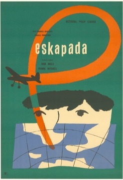 ESKAPADA Oryginalny Plakat Zamecznik '57