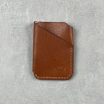 Skórzany Handmade - Cardholder - Portfel na karty