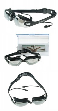 PROFESJONALNE Okulary do pływania z filtrem UV